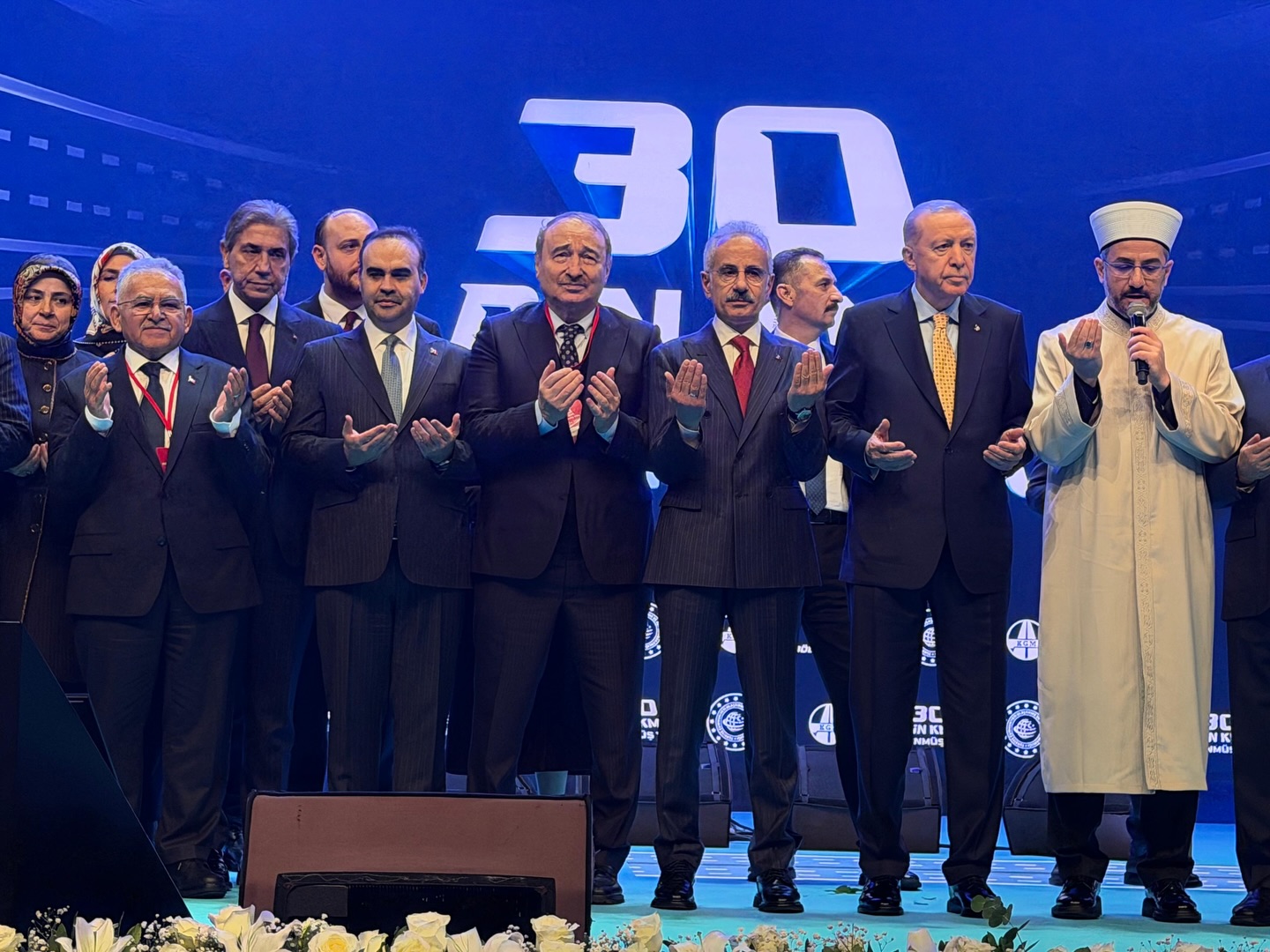 Başkan Büyükkılıç, Cumhurbaşkanı Erdoğan İle 30 Bin Km Bölünmüş Yol Töreni'nde Görüştü