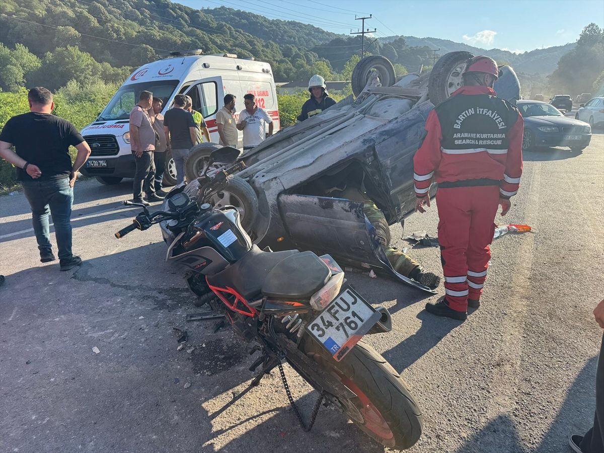 Bartın’da motosiklet kazası: 20 yaşındaki sürücü hayatını kaybetti