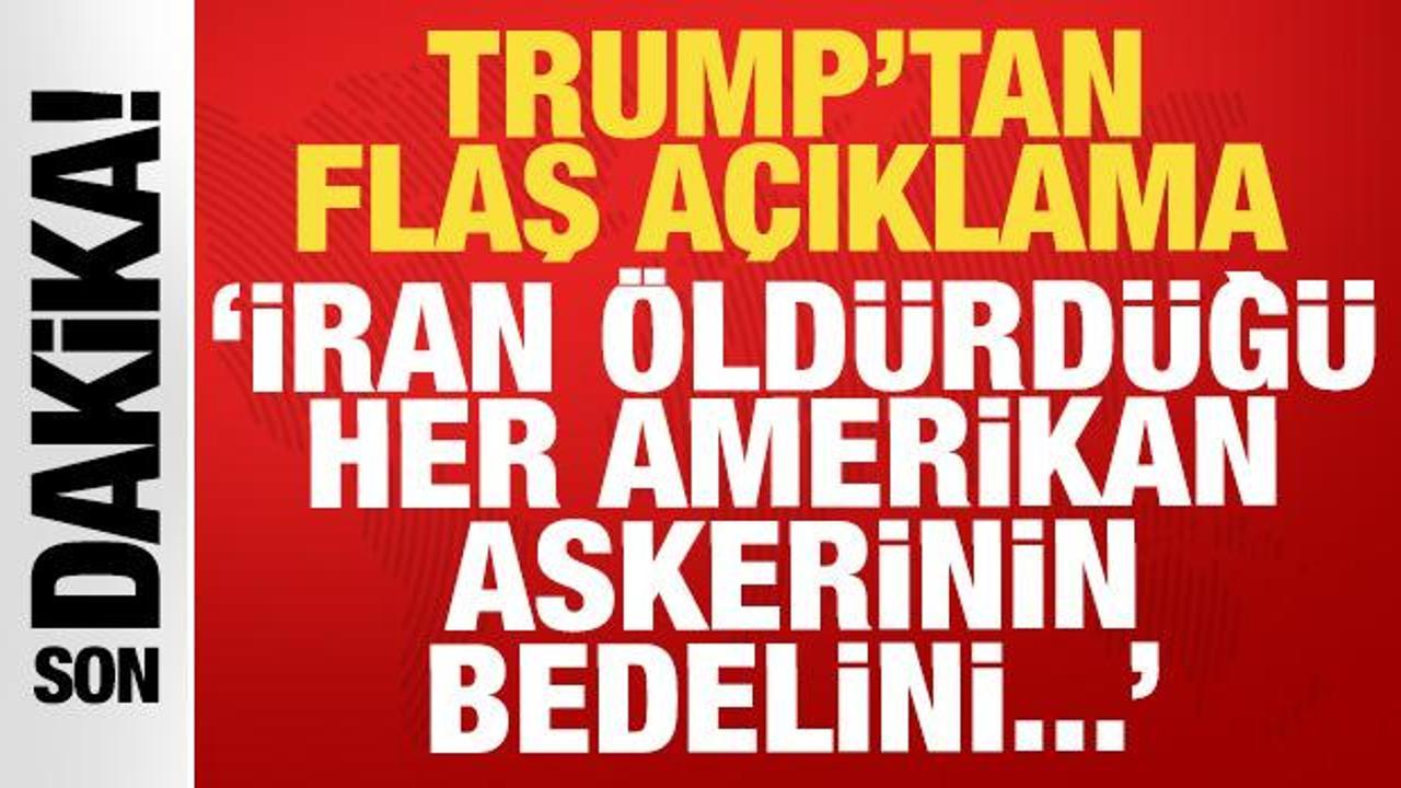 Trumptan son dakika aciklama iran oldurdugu her amerikan askerinin bedelini ORG8xSzc